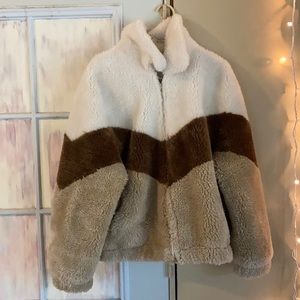 Tan brown and white only worn once